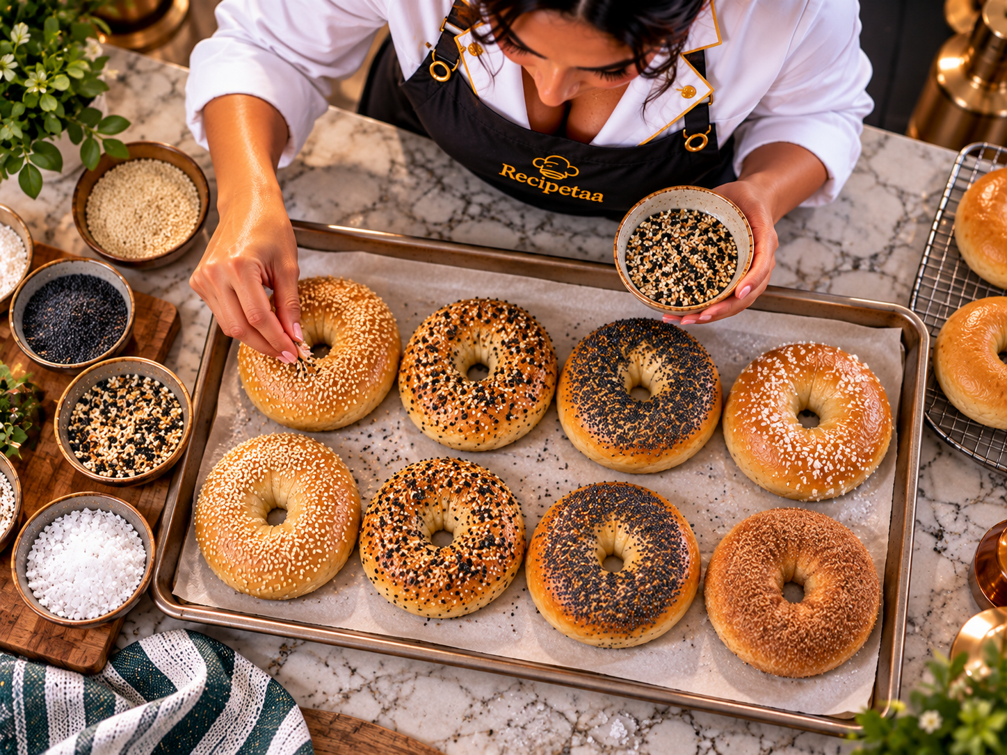 Topping Ideas for Bagels Recipe | Recipetaa.com