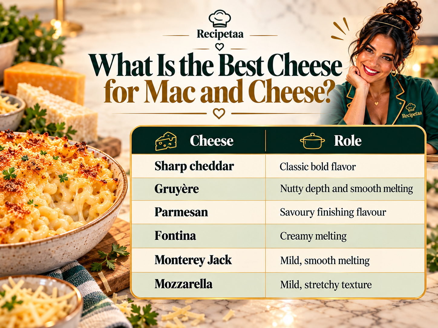What Is the Best Cheese for Mac and Cheese? | Recipetaa.com