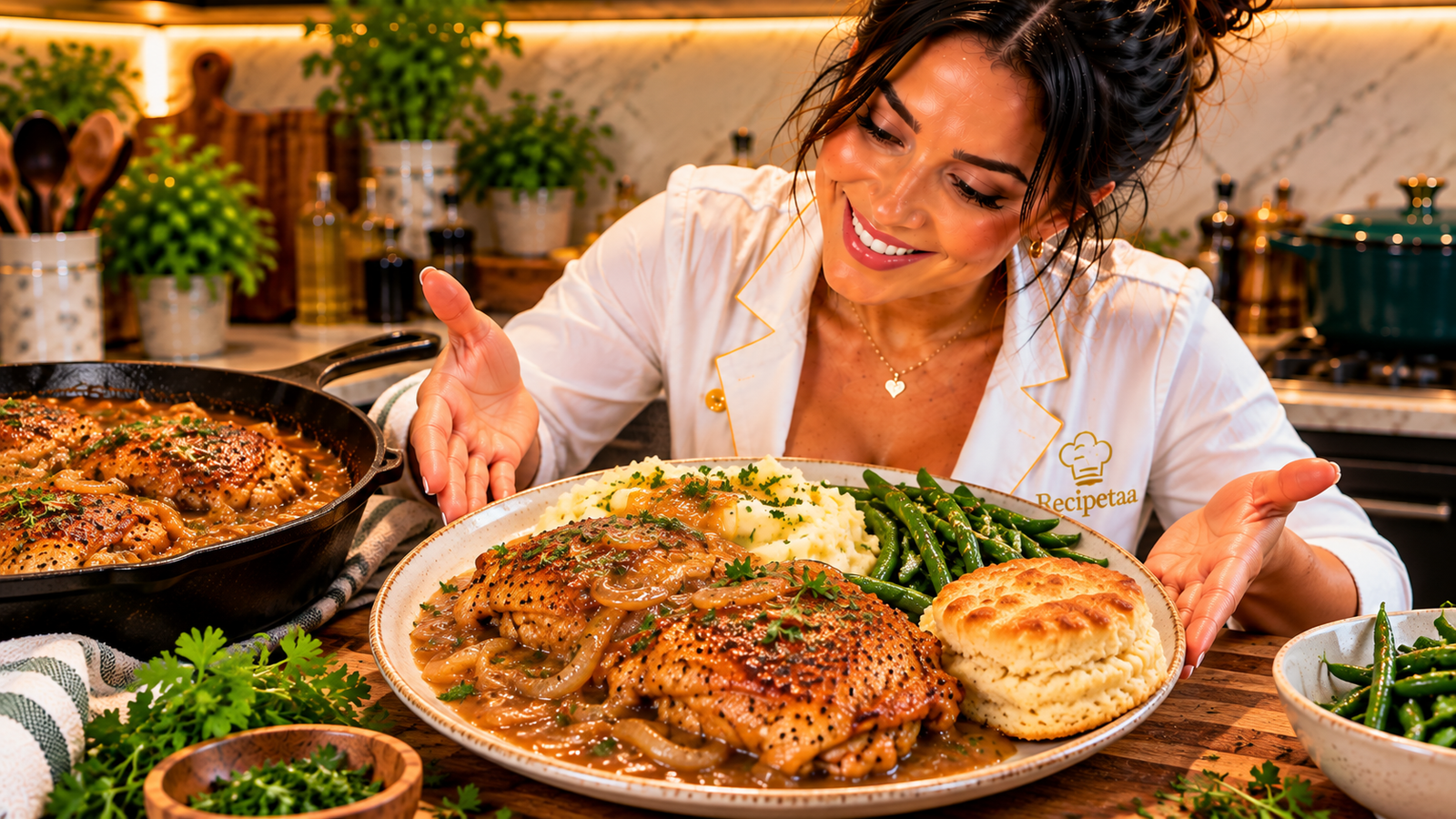 What to Serve With Smothered Chicken | Recipetaa.com