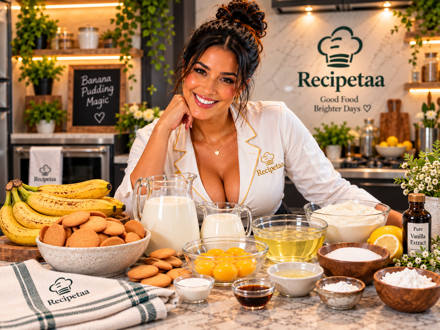 What is Baked Banana Pudding and Baked Banana Pudding Ingredients | Recipetaa.com
