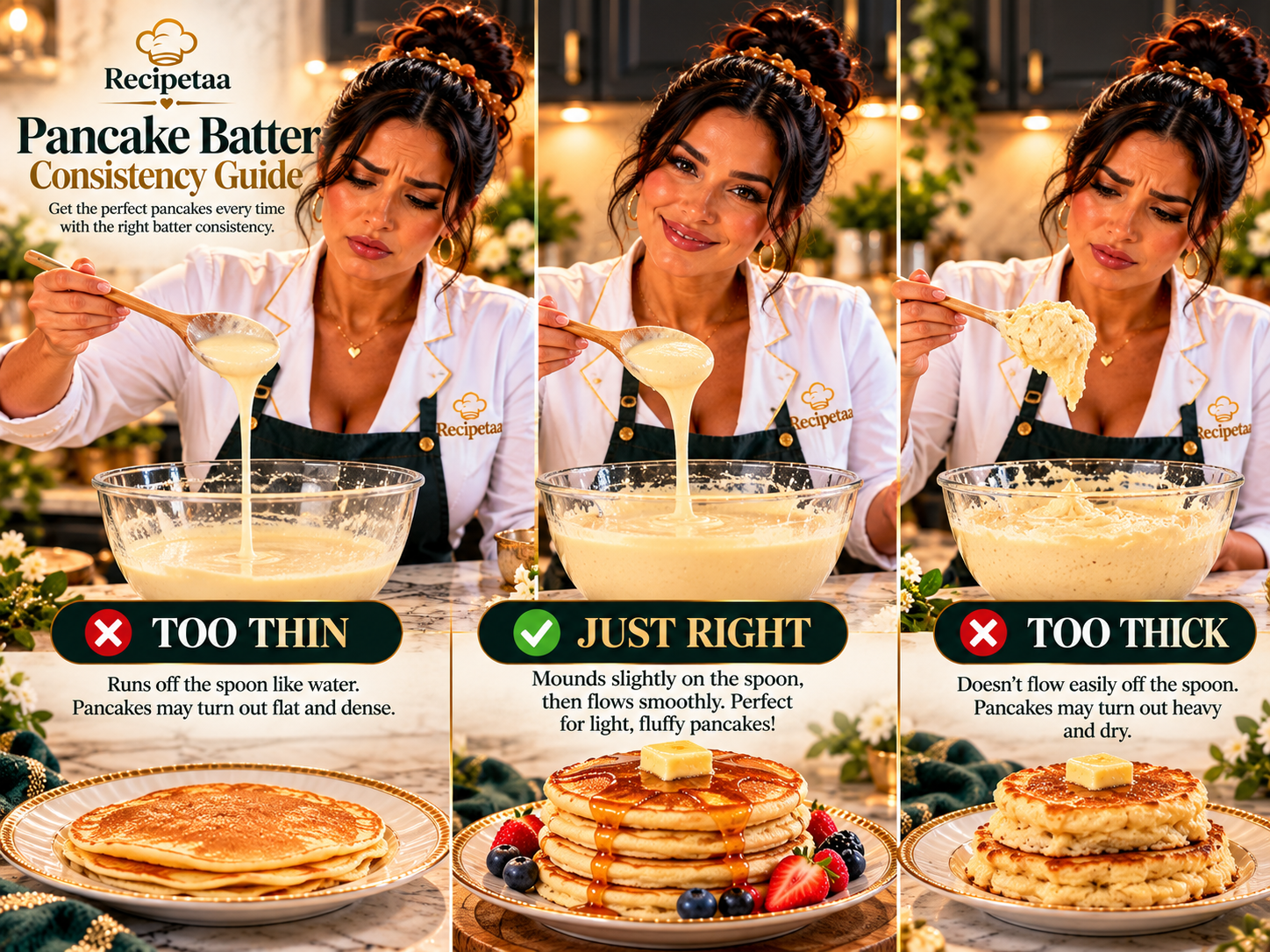 How to Make Perfect Pancake | Recipetaa.com