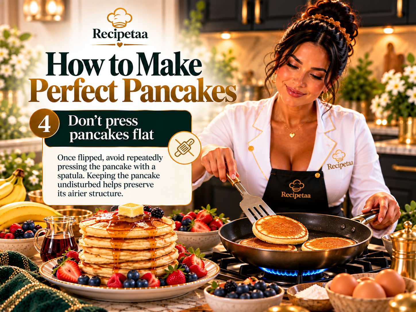 How to Make Perfect Pancake | Recipetaa.com