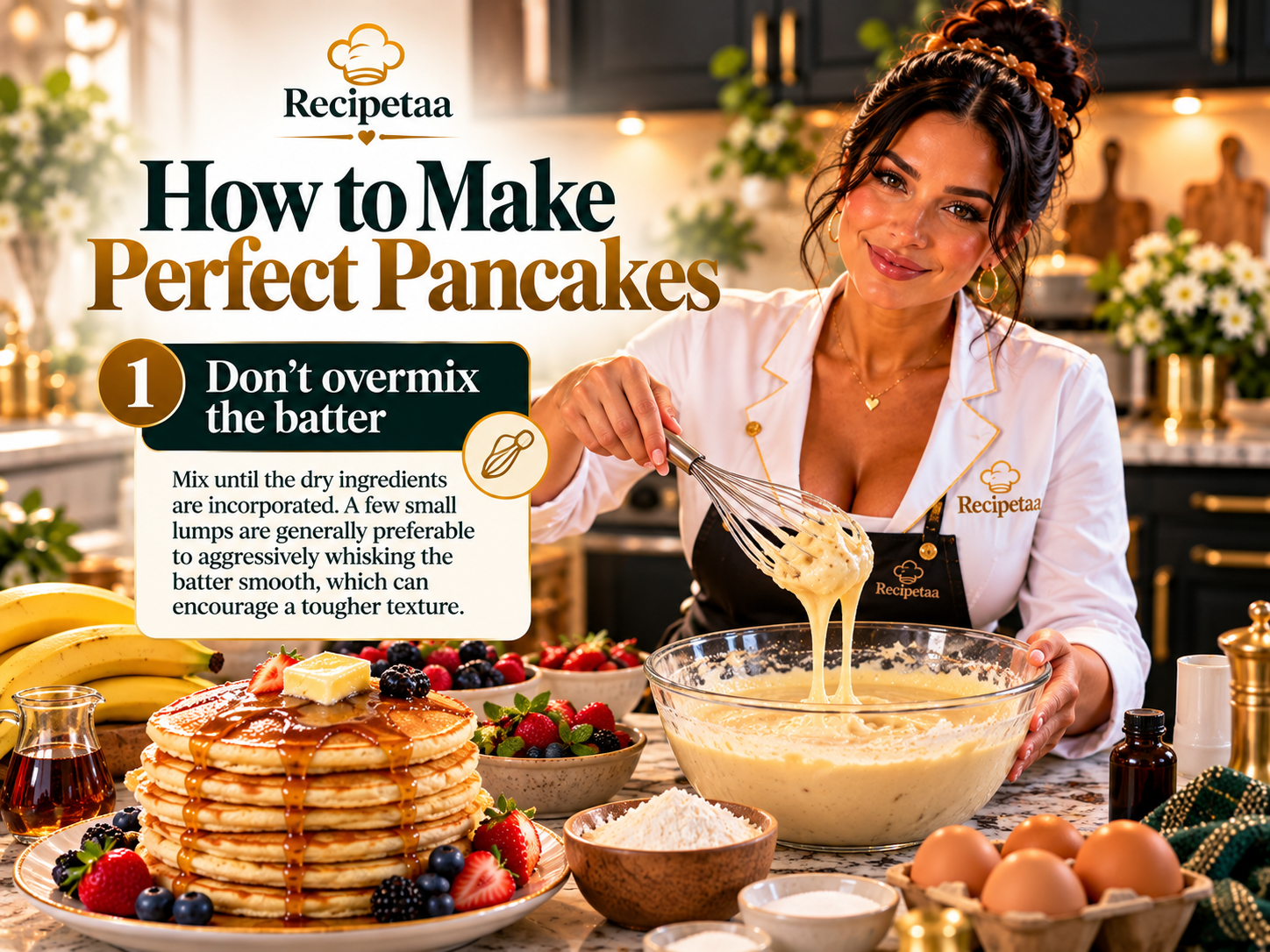 How to Make Perfect Pancakes | Recipetaa.com