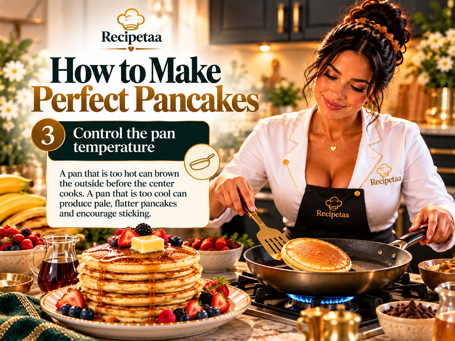 How to Make Perfect Pancakes | Recipetaa.com