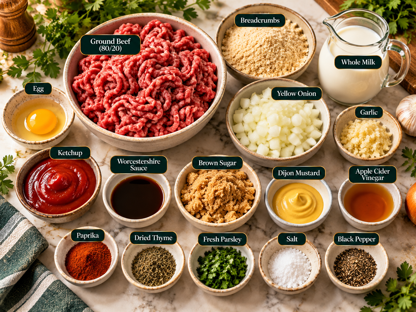 Meatloaf ingredients | Recipetaa.com